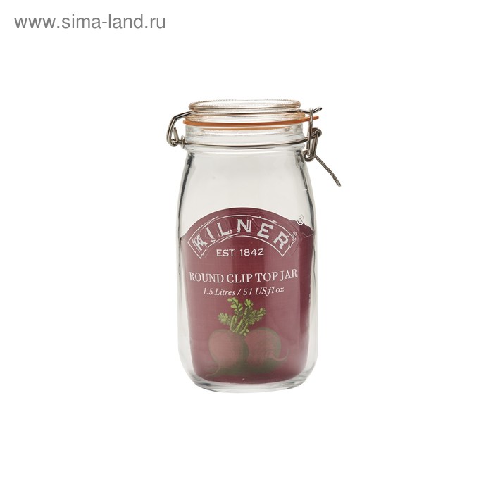 

Банка Kilner, Clip Top, 1,5 л