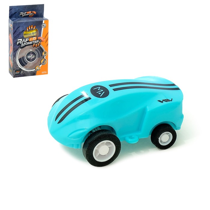 Машина "Быстрое вращение", работает от аккумулятора, свет, МИКС