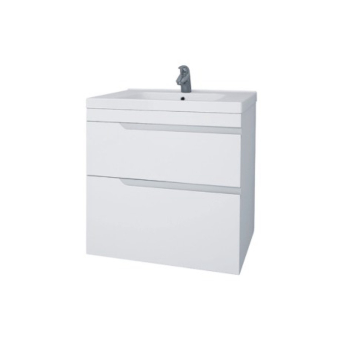 Тумба-комплект Armonia maximo 65, белый лак, с раковиной