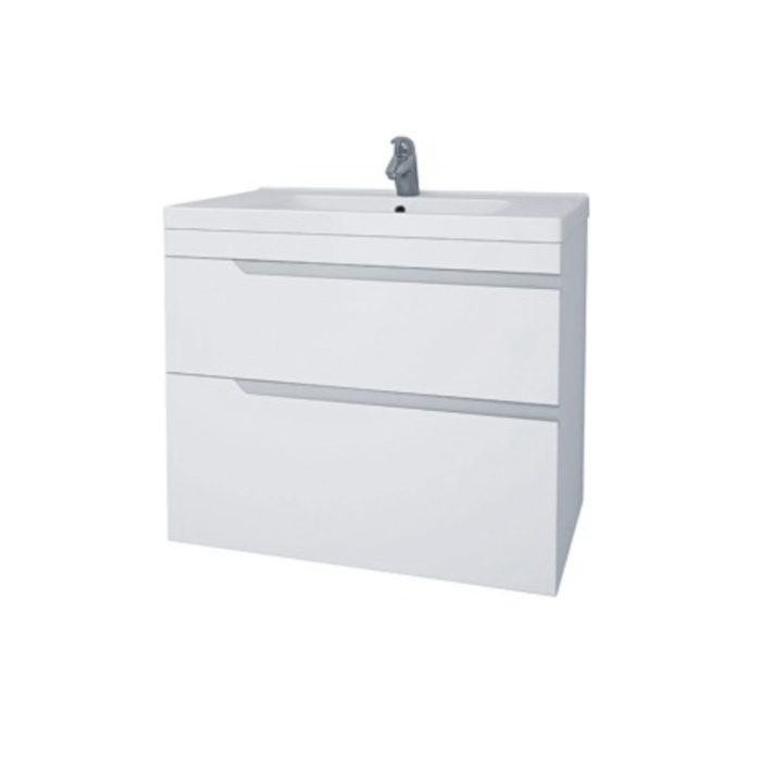 Тумба-комплект Armonia maximo 100, белый лак, с раковиной
