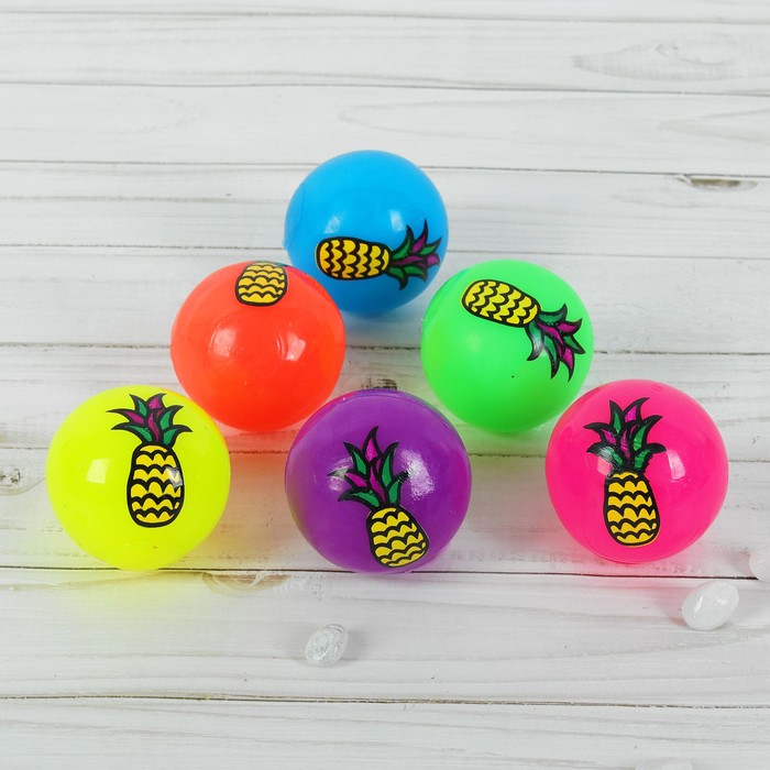 Мяч световой "Ананас" 5*5 см, цвета МИКС
