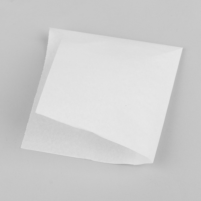 Пакет бумажный фасовочный, «Уголок», белый 16 х 17 см