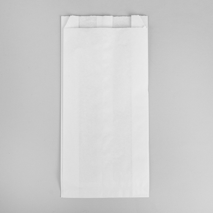 Пакет бумажный фасовочный, белый, V-образное дно 30 х 14 х 6 см