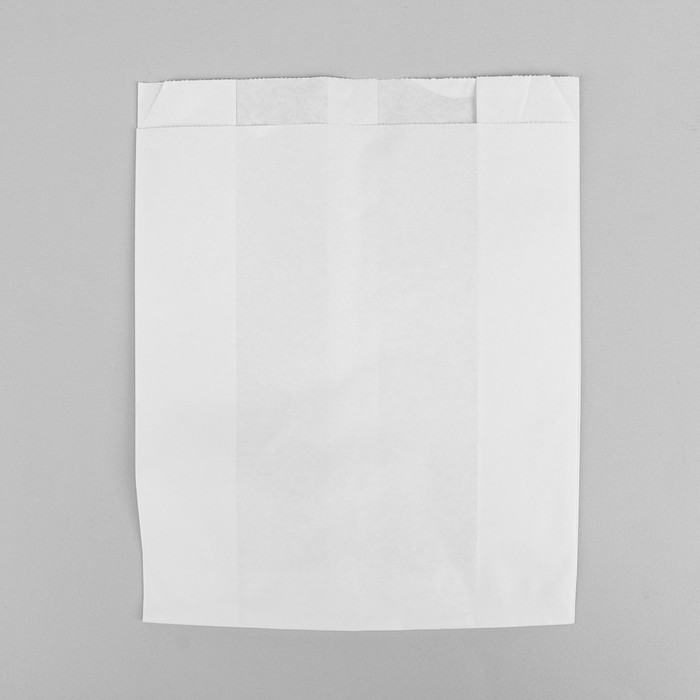 Пакет бумажный фасовочный, белый, V-образное дно 25 х 20 х 9 см