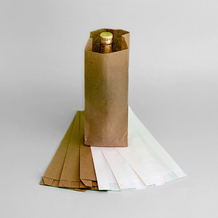 Пакет бумажный фасовочный, крафт, V-образное дно 30 х 10 х 5 см