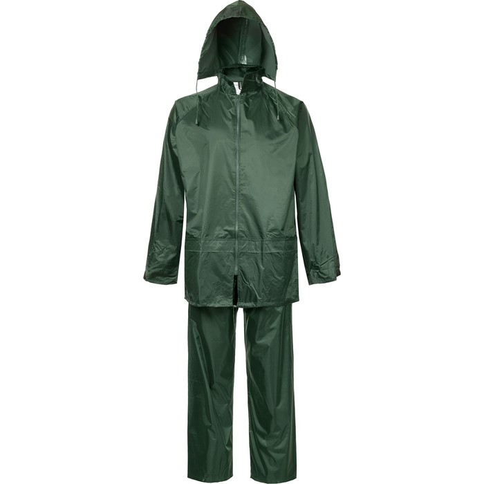 Костюм влагозащитный полиэстр цв. «Зелёный» размер 62-64 (4XL)