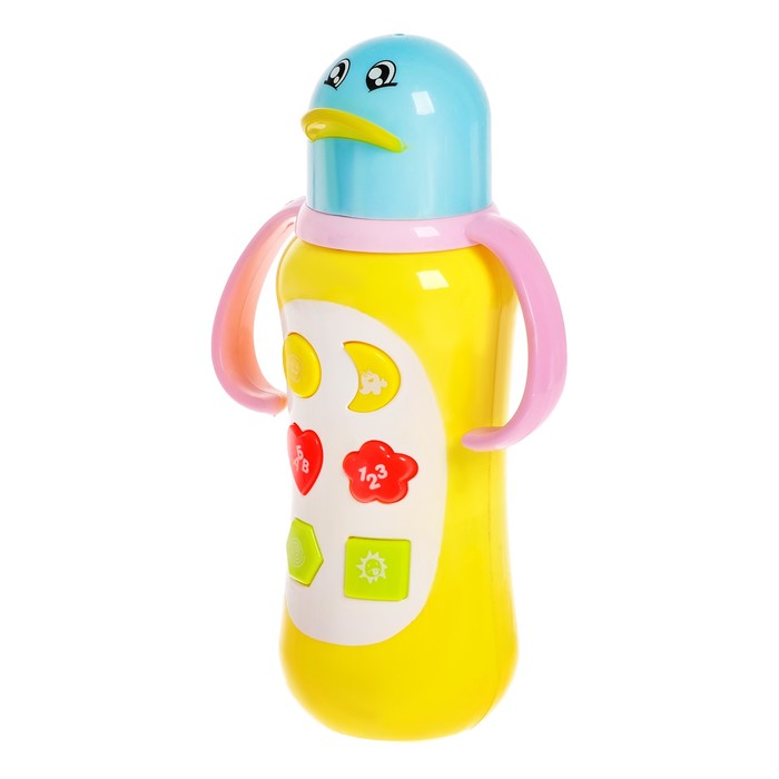 Развивающая игрушка "Музыкальная бутылочка" веселые фразы, световые и звуковые эффекты