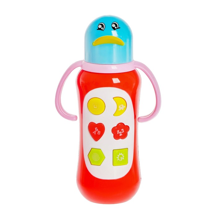Развивающая игрушка "Музыкальная бутылочка" веселые фразы, световые и звуковые эффекты