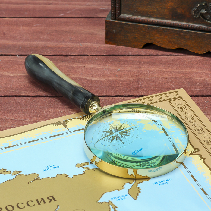 Лупа "Сила" 2,5х10х24 см