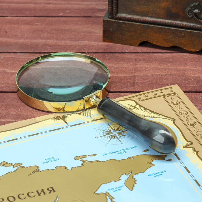 Лупа "Сила" 2,5х10х24 см