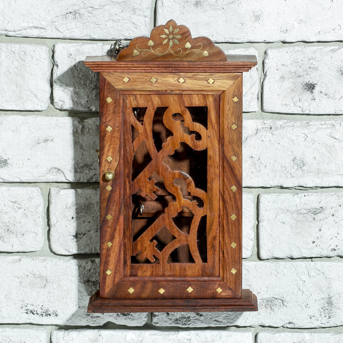 Ключница дерево "Ключики" 6,5х16х28 см