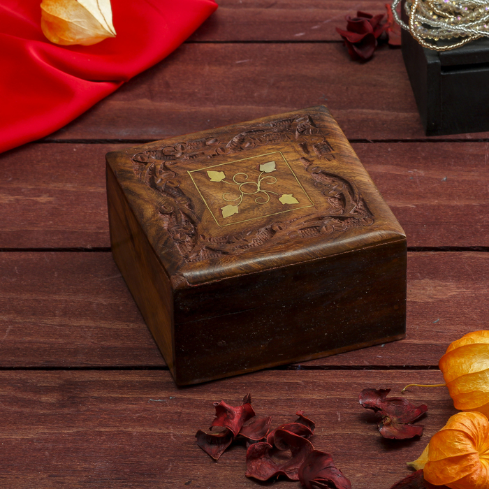 Шкатулка дерево "Мечта" 10х10х6 см