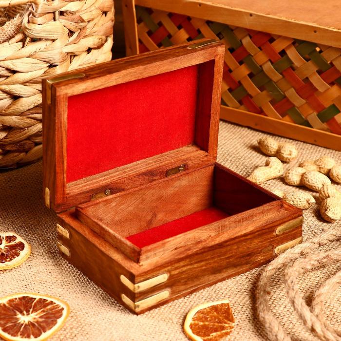 Шкатулка дерево "Путь" 15х10х6