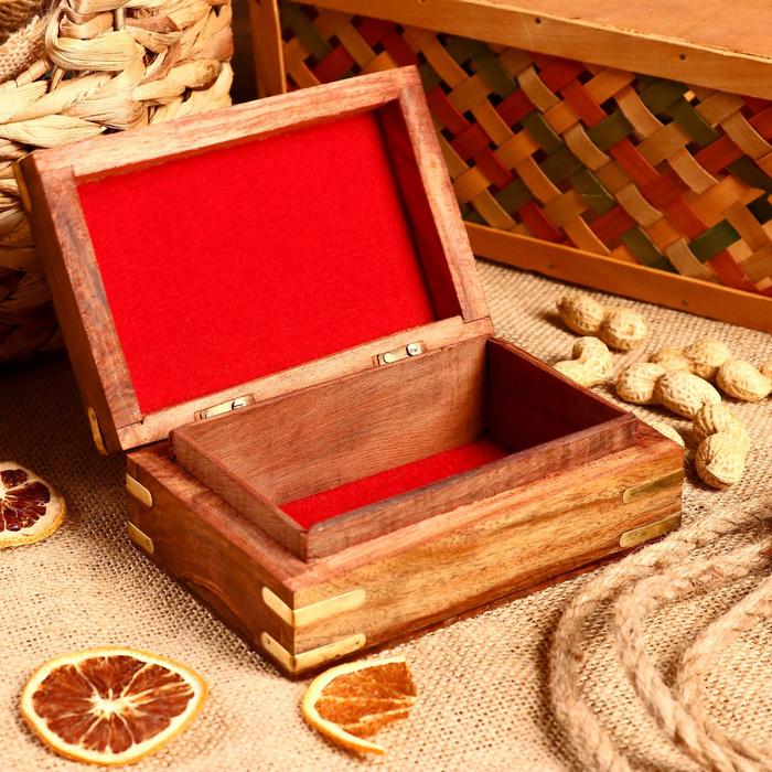 Шкатулка дерево "Душа" 15х10х6