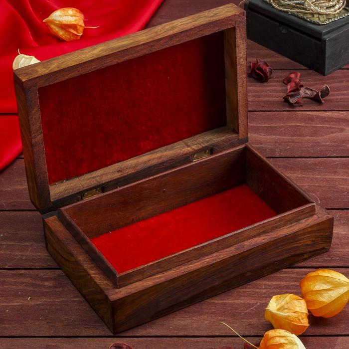 Шкатулка дерево "Знак" 20х13х6 см