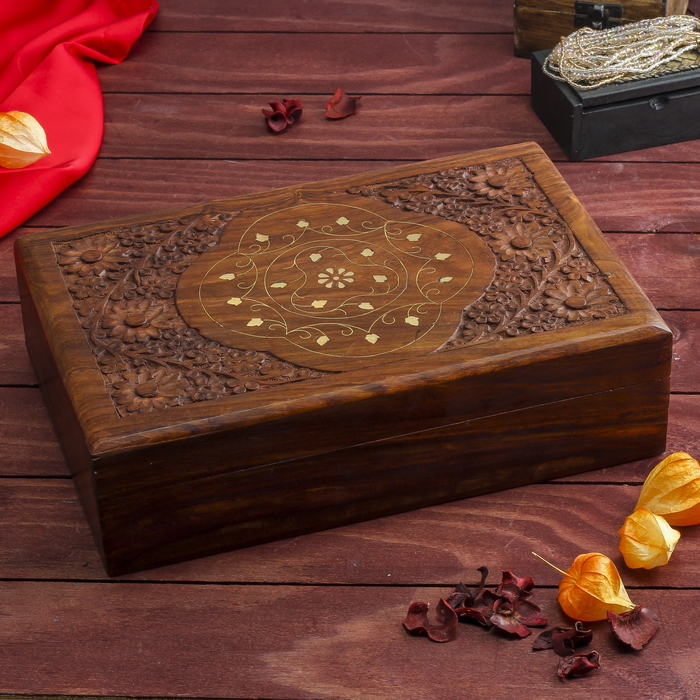 Шкатулка дерево "Идеал" 30х20х9 см