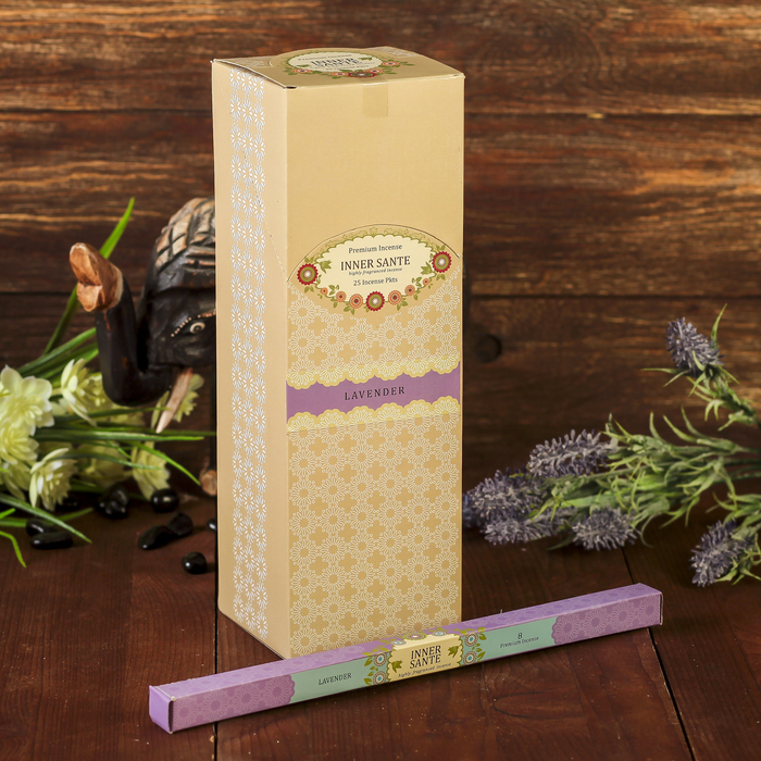 Благовония "INNER SANTE" 8 палочек Лаванда