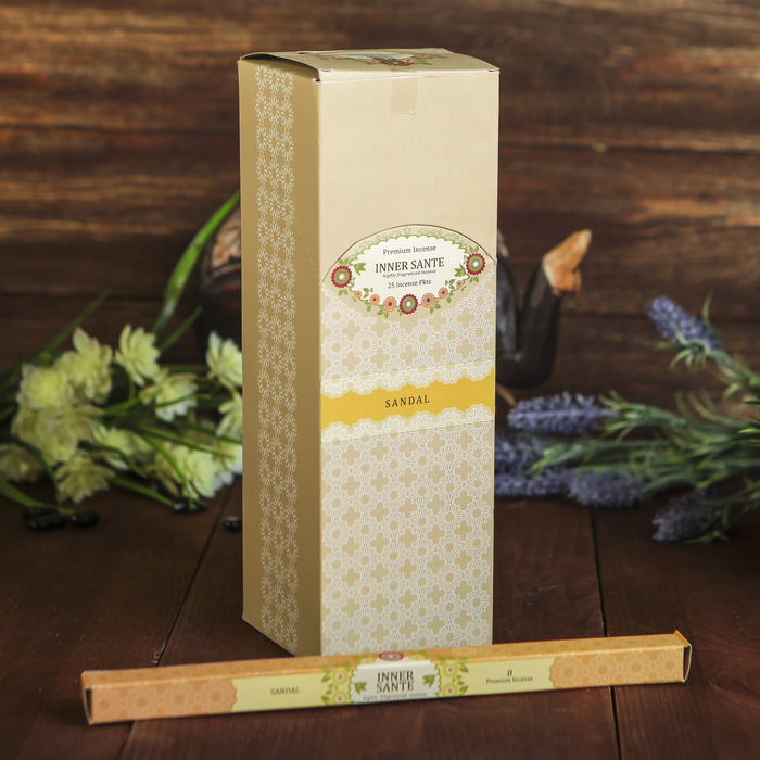 Благовония "INNER SANTE" 8 палочек Сандал
