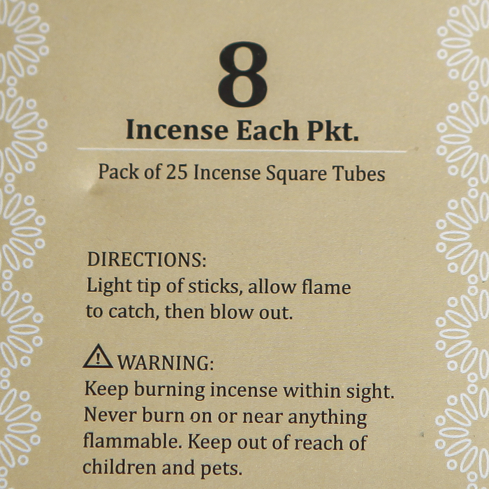 Благовония "INNER SANTE" 8 палочек Сандал