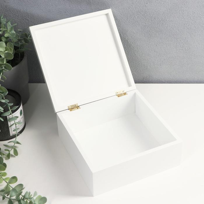 Шкатулка дерево "Чайная вечеринка" набор 2 шт 6,5х16х16 8,2х20,5х20,5 см