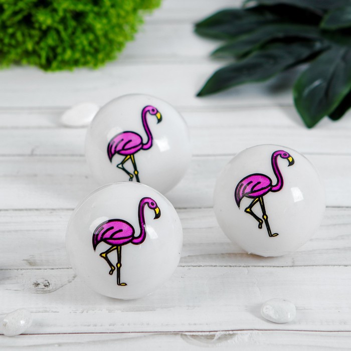Мяч световой "Фламинго" 5*5 см