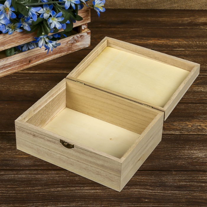 Шкатулка дерево "Тропический лес ночью" 9х20,8х15,7 см