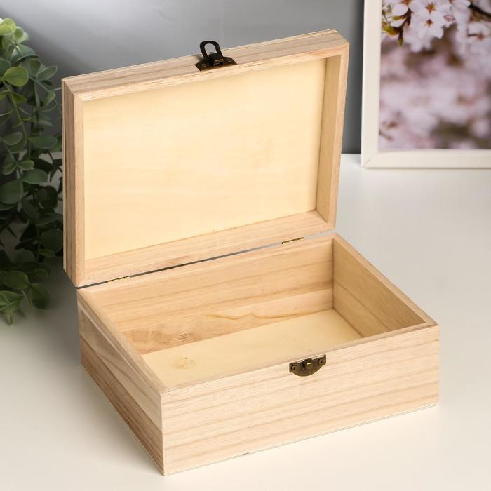 Шкатулка дерево "Морская ракушка и звезда" 9х20,8х15,7 см