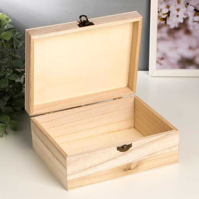 Шкатулка дерево "Сказочные цветы" 9х20,8х15,7 см