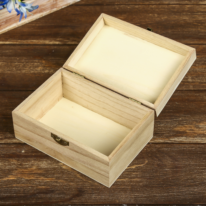 Шкатулка дерево "Тропический лес ночью" 7х15х10,5 см