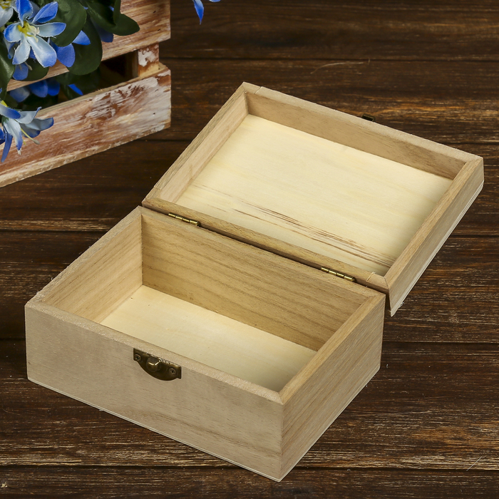 Шкатулка дерево "Морская ракушка и звезда" 7х15х10,5 см