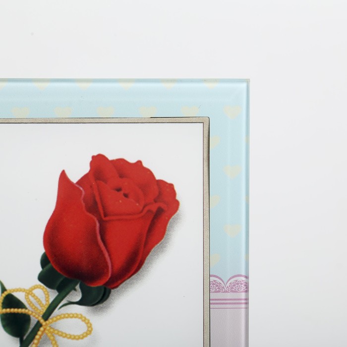 Фоторамка стекло 10х15 см "Пироженое" 17х22 см