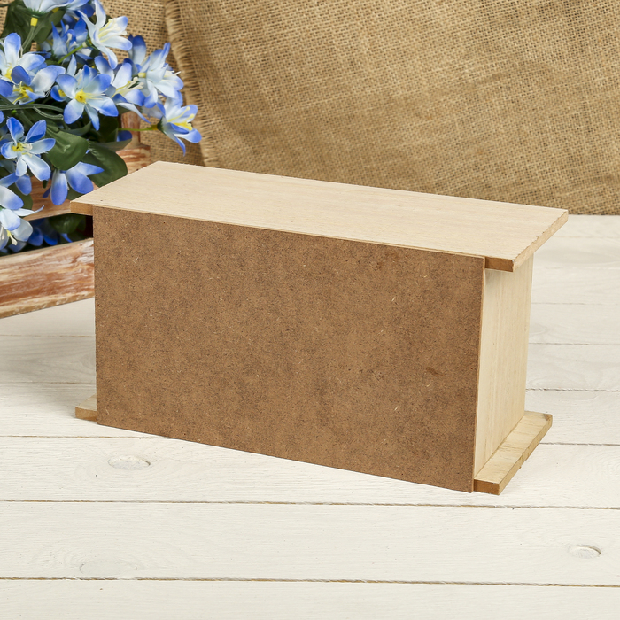 Шкатулка дерево 2 ящика "Кактусы" 12х24х10,3 см