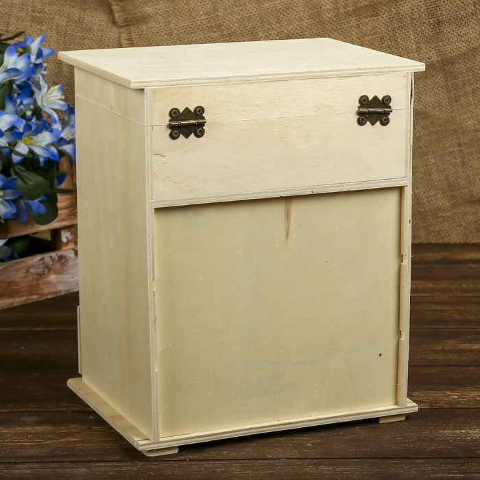 Шкатулка для росписи дерево "Комодик" 25х20х15 см