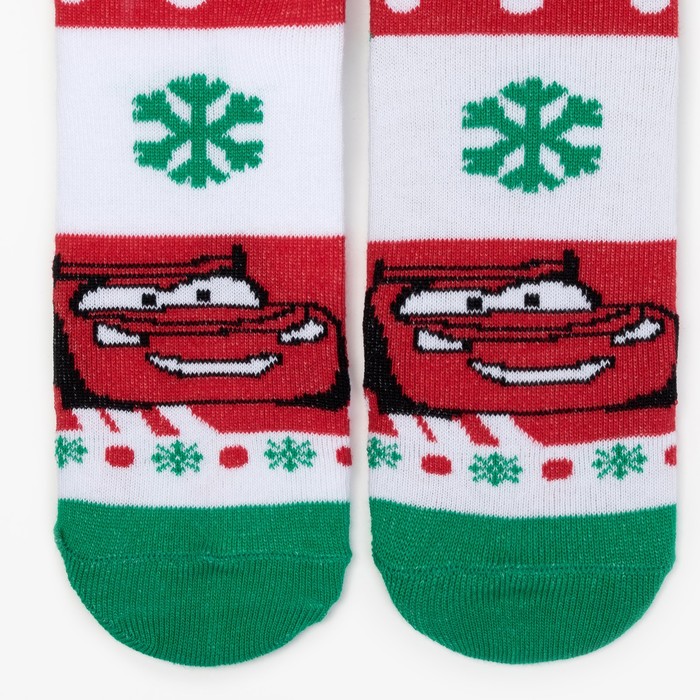 Носки детские "Елочки" Дисней,18-20 см, красный