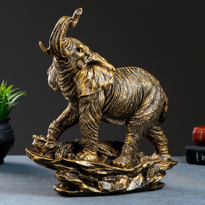 Фигура "Слон" бронза 27х15х34см