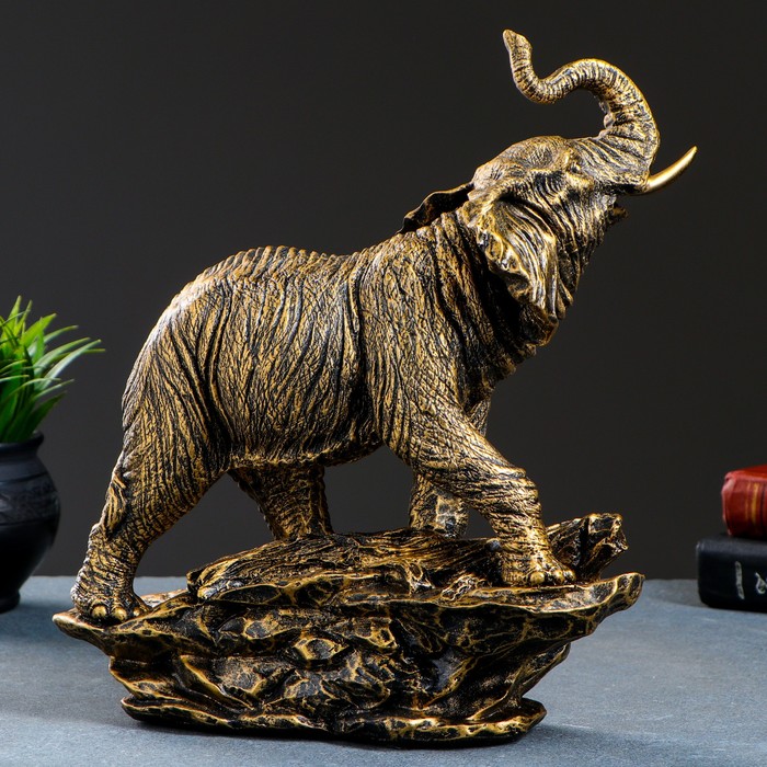 Фигура "Слон" бронза 27х15х34см