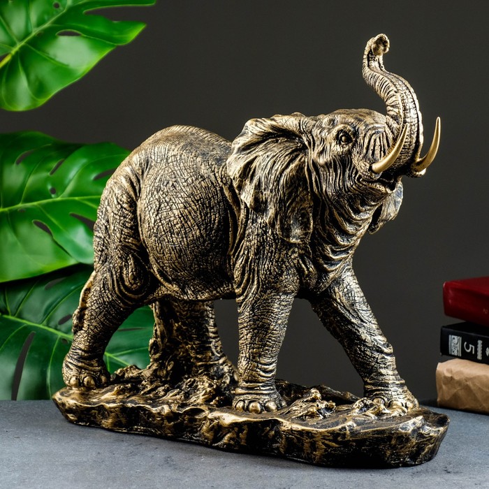Фигура Слон бронза, 43х18х35см