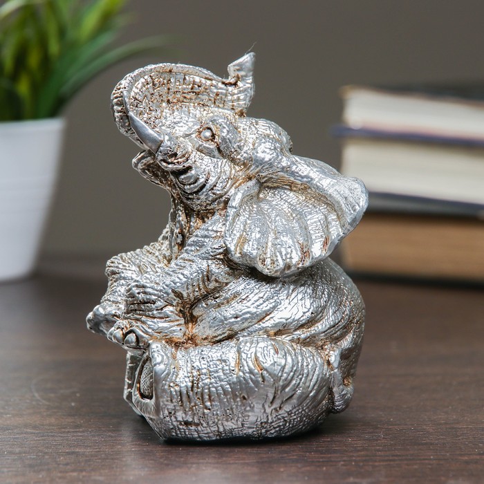Фигура "Слон" серебро 10х9х14см
