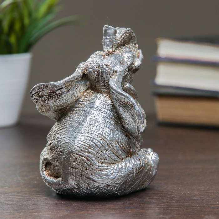 Фигура "Слон" серебро 10х9х14см