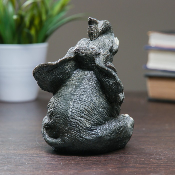 Фигура "Слон" серый 10х9х14см