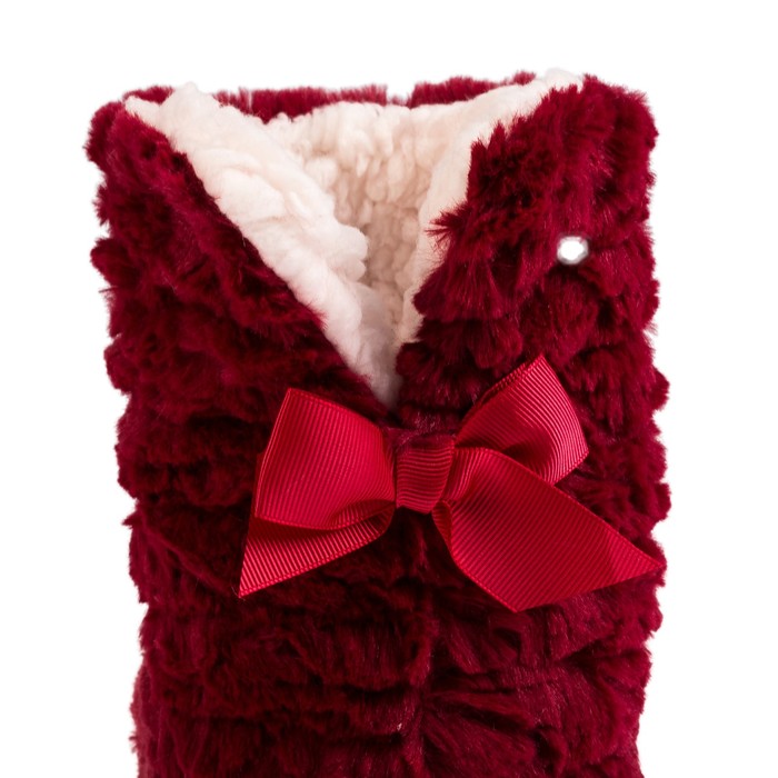 Тапочки женские арт. A-0108 (винный) (р. 35/38)