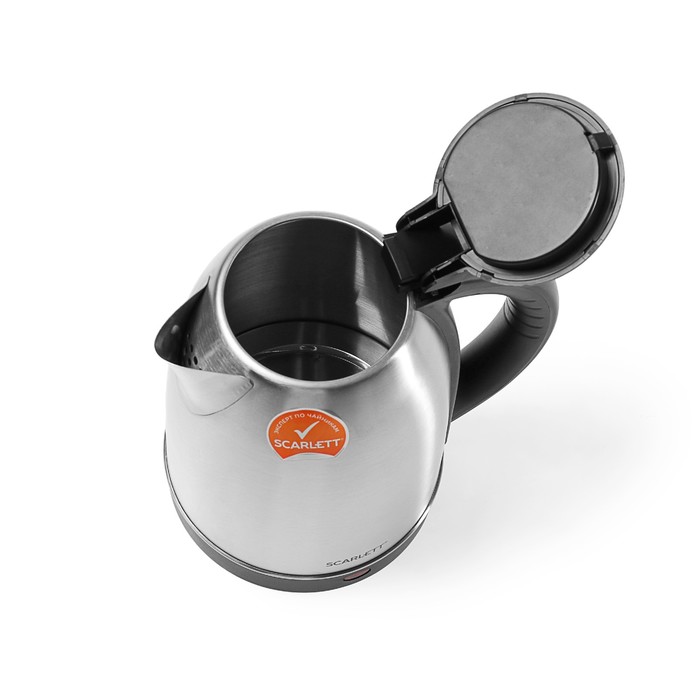 УЦЕНКА Чайник электрический Scarlett SC-EK21S60, 1800 Вт, 1.8 л, серебристый