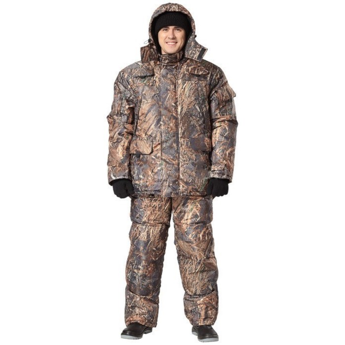 Костюм "Викинг", камыш, с подогревом, 60-62, рост 170-176, 6 - 22 часа, 4400 мАч