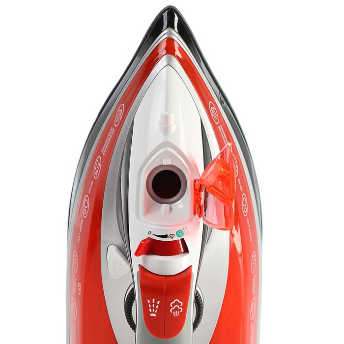 Утюг Centek CT-2346, 3000Вт, керам-ая подошва, мощный паровой удар, самоочистка, красный