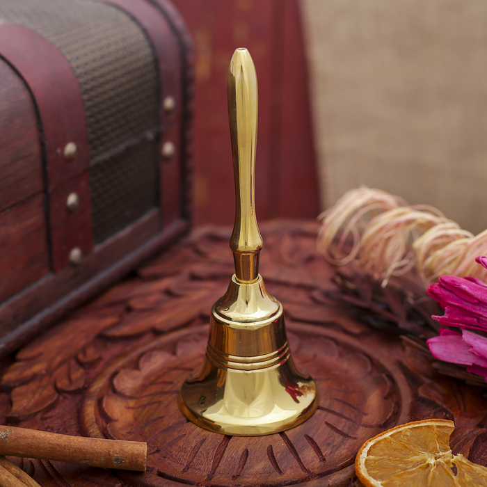 Колокол латунь "Восторг" 5,5х5,5х13,5 см