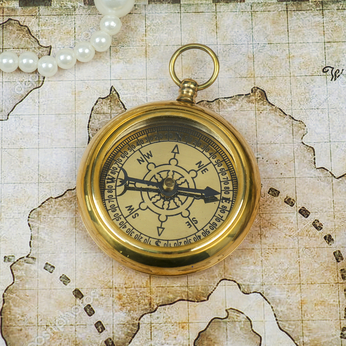 Компас латунь "Идеал" 5,5х5х1,1 см