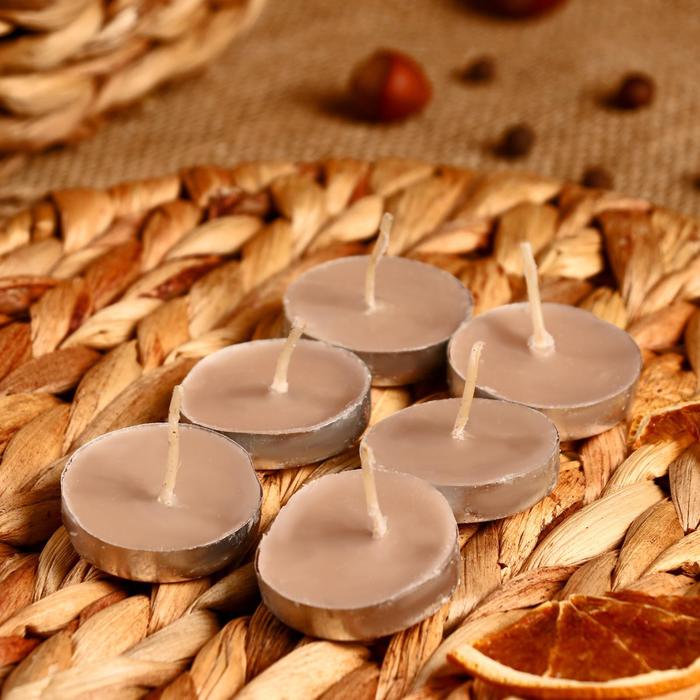 Набор свечи в гильзе "Платинум" 6 шт бабл гам 11,5х8х1,5 см