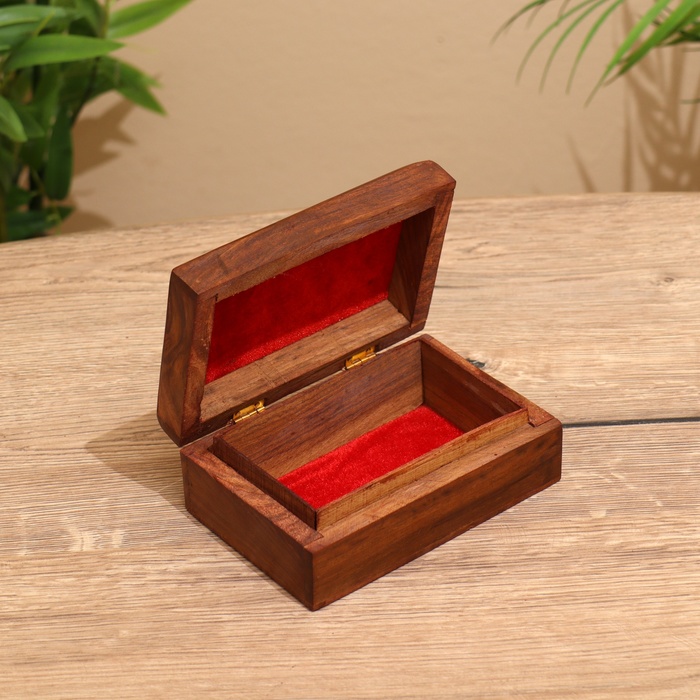 Шкатулка дерево "Муза" 15х10х6