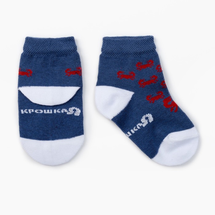 Носки Крошка Я "Маленький моряк" 6-8 см, синий
