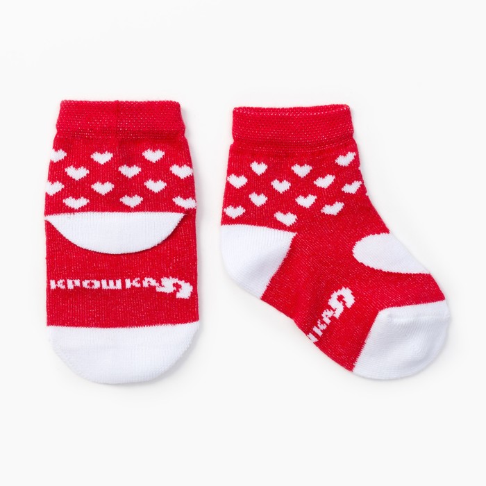 Носки Крошка Я "Love you so" 6-8 см, красный